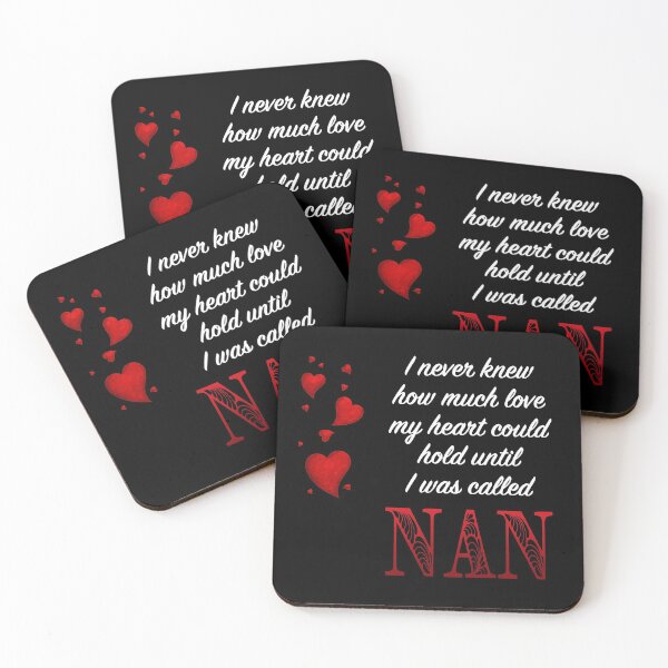 Item preview, I Never Knew How Much Love My Heart Could Hold... Nan - Black by Amanda M Lucas designed and sold by Amanda Lucas.