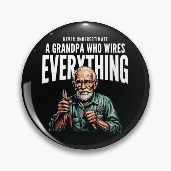 Item preview, Never Underestimate A Grandpa Who Wires Everything Electrician Legend designed and sold by AmazingViews.