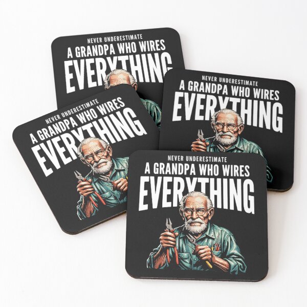 Item preview, Never Underestimate A Grandpa Who Wires Everything Electrician Legend designed and sold by AmazingViews.