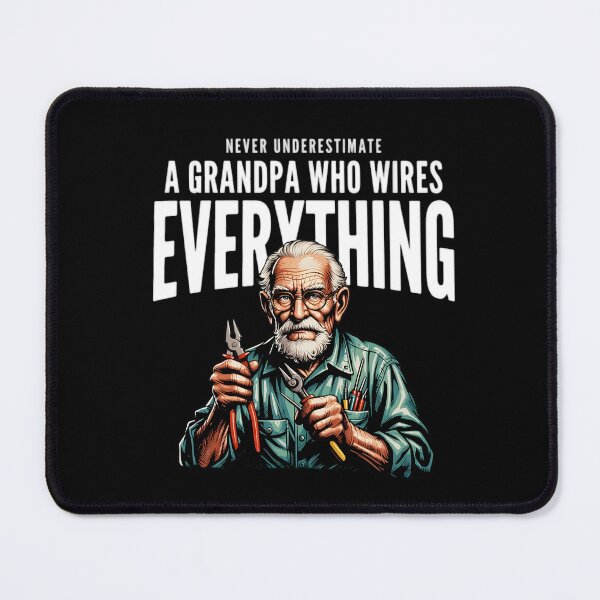 Item preview, Never Underestimate A Grandpa Who Wires Everything Electrician Legend designed and sold by AmazingViews.