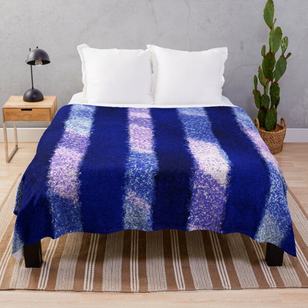 Item preview, Celestial Blue Glitter Stripe Pattern designed and sold by bubblegoth.