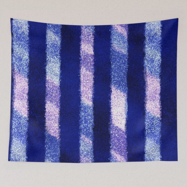 Item preview, Celestial Blue Glitter Stripe Pattern designed and sold by bubblegoth.