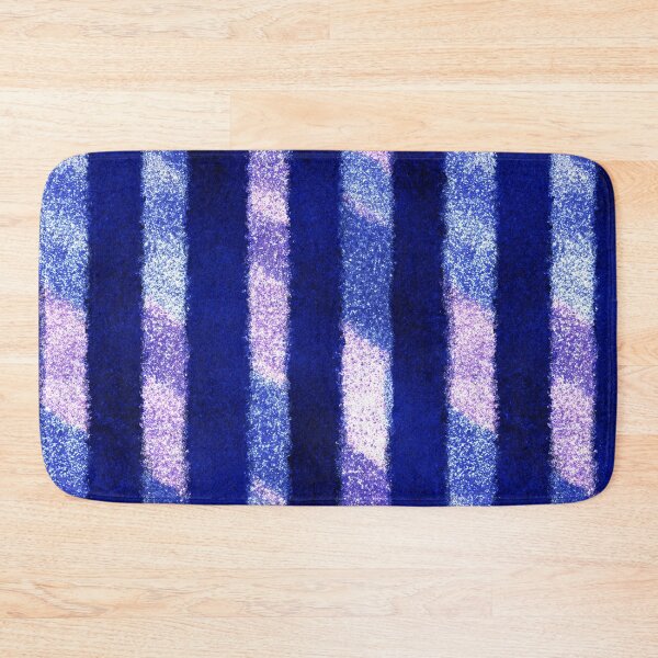 Item preview, Celestial Blue Glitter Stripe Pattern designed and sold by bubblegoth.
