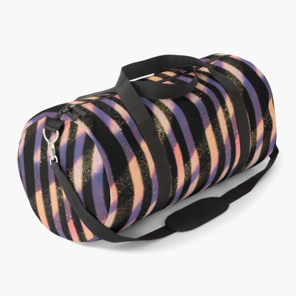 Item preview, Black Gold Glitter Blush Stripes designed and sold by bubblegoth.