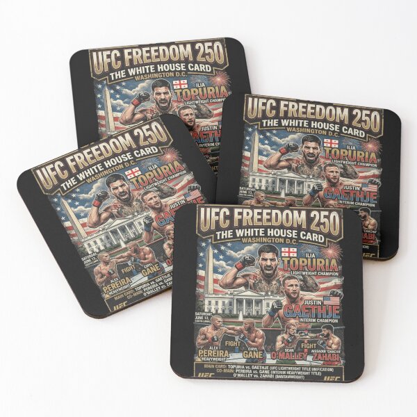 Item preview, UFC Freedom 250 White House Fight Card - Topuria vs. Gaethje & Pereira vs. Gane | America 250 Anniversary Commemorative designed and sold by FarDesign.