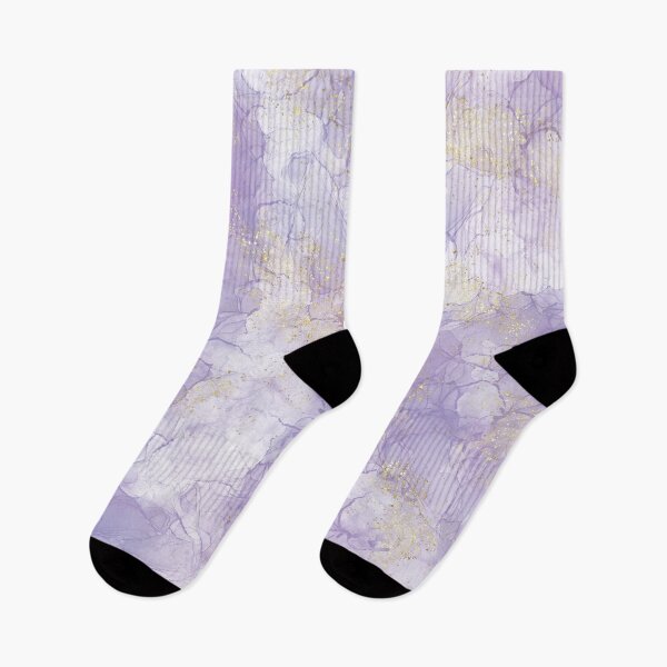 Item preview, Lavender alcohol ink with gold glitter designed and sold by limuliru.