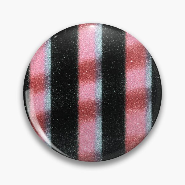 Item preview, Pink Black Glitter Stripe Pattern designed and sold by bubblegoth.