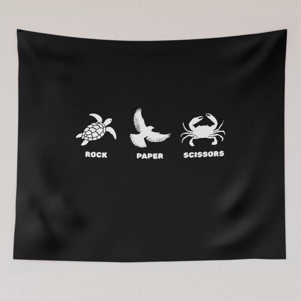 Item preview, Rock Paper Scissors Animals | Minimalist Design designed and sold by CyrilloArt.