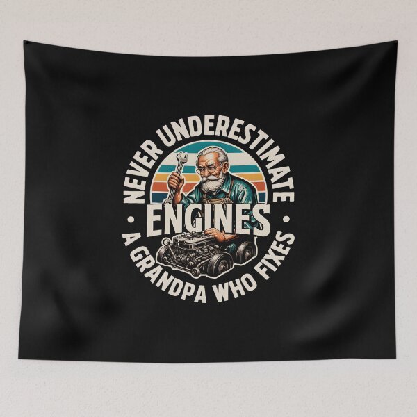 Item preview, Never Underestimate A Grandpa Who Fixes Engines Mechanic Legend designed and sold by AmazingViews.