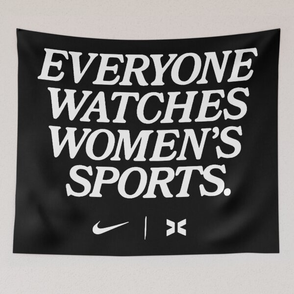 Item preview, Everyone watches woman's sports  designed and sold by sylvesterperry.