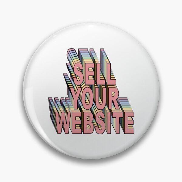 Item preview, Retro Pastel Stacked Sell Your Website - 70s Aesthetic Tech Entrepreneur designed and sold by Aesthetic Crew.