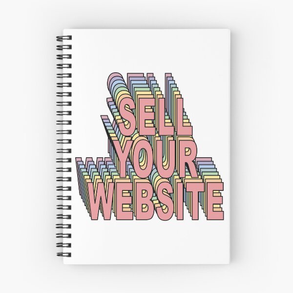 Item preview, Retro Pastel Stacked Sell Your Website - 70s Aesthetic Tech Entrepreneur designed and sold by Aesthetic Crew.