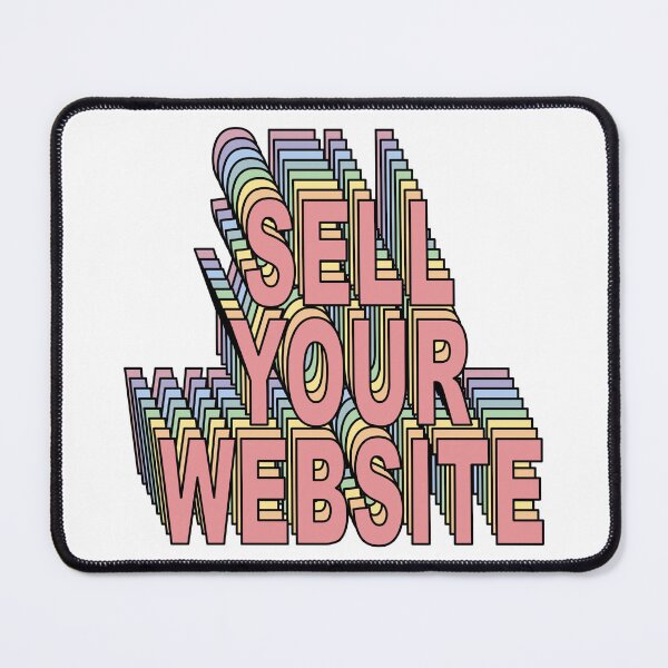 Item preview, Retro Pastel Stacked Sell Your Website - 70s Aesthetic Tech Entrepreneur designed and sold by Aesthetic Crew.