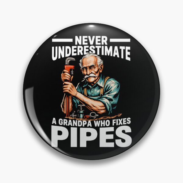 Item preview, Never Underestimate A Grandpa Who Fixes Pipes Funny Plumber designed and sold by AmazingViews.