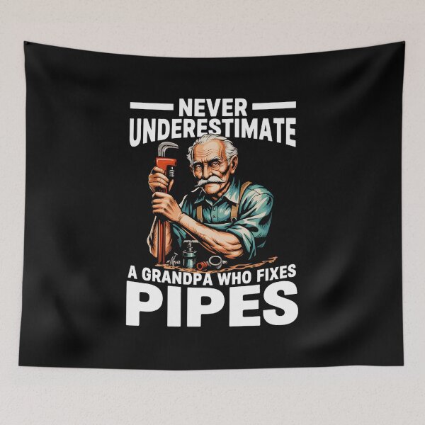 Item preview, Never Underestimate A Grandpa Who Fixes Pipes Funny Plumber designed and sold by AmazingViews.