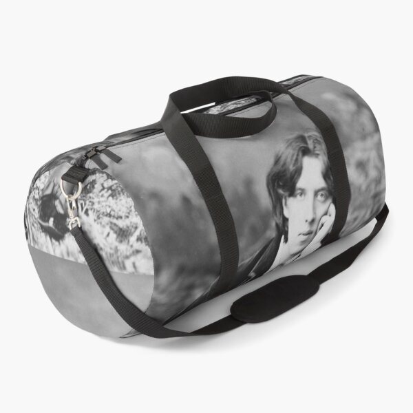 Item preview, Vintage portrait of Oscar Wilde black and white photograph poster art print designed and sold by Astrid Arkhangelsky.