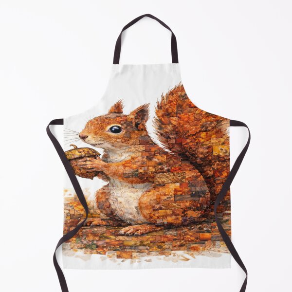 Item preview, Red Squirrel Photo Mosaic Collage designed and sold by SecretSquirrellDesigns.