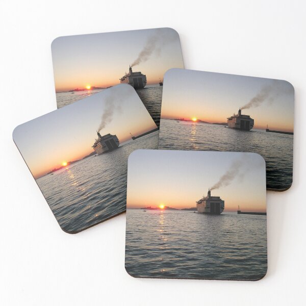 Item preview, A ship leaves the port designed and sold by Christian Bestard.