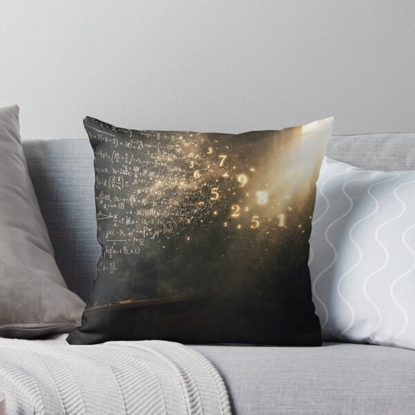 Item preview, Glowing Math Equations Chalkboard Floating Numbers Art designed and sold by Cine8.