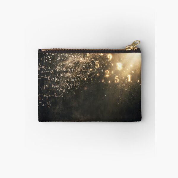 Item preview, Glowing Math Equations Chalkboard Floating Numbers Art designed and sold by Cine8.