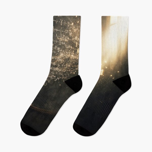 Item preview, Glowing Math Equations Chalkboard Floating Numbers Art designed and sold by Cine8.