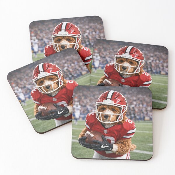 Item preview, Cockapoo Football Player on the Field designed and sold by Paul Thompson Photography.