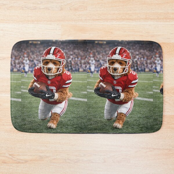 Item preview, Cockapoo Football Player on the Field designed and sold by Paul Thompson Photography.