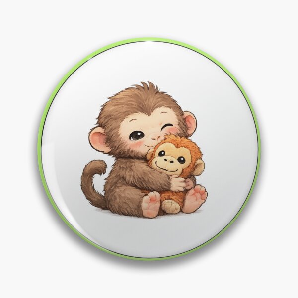 Item preview, Emotional Support Monkey Sticker designed and sold by moodSwings26.