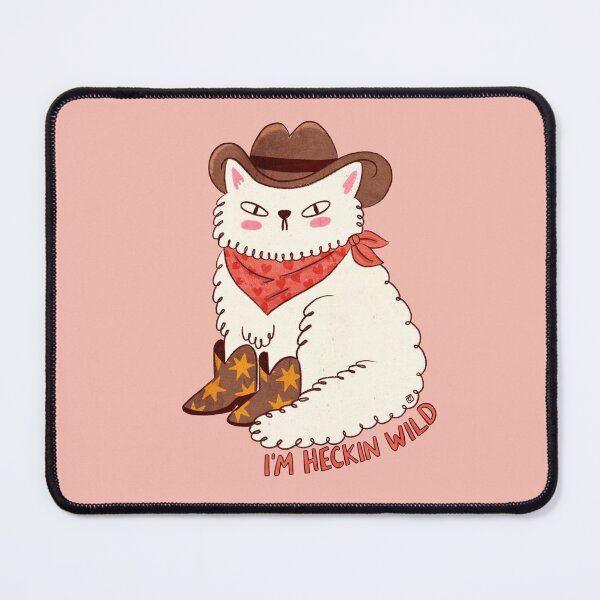 Item preview, I'm heckin wild - cowboy cat designed and sold by Itouchedabee.