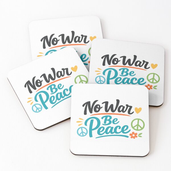 Item preview, No War Be Peace Artistic Typography Design designed and sold by Combat Skies.