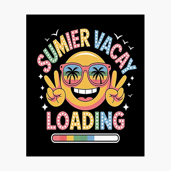 Item preview, Summer Vacay Loading End Of School Year Summer Teacher designed and sold by mandiana.