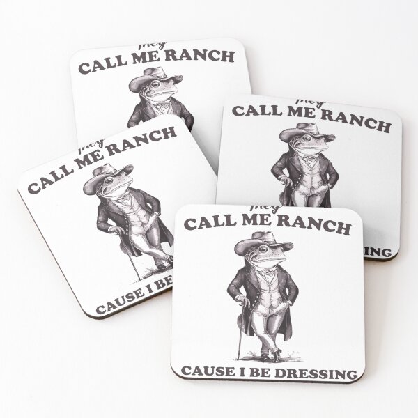 Item preview, They Call Me Ranch Cause I Be Dressing Funny Frog Meme designed and sold by haitrieuic96.