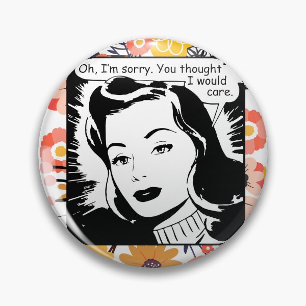 Item preview, Vintage Comic Woman You Thought I Would Care designed and sold by coodoosandco.