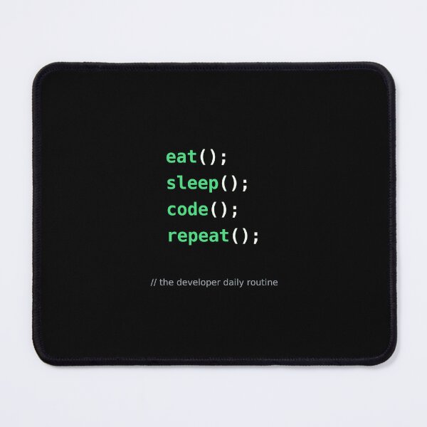 Item preview,  Eat Sleep Code Repeat Developer Function Call Programmer Humour designed and sold by ShirtDotExe.