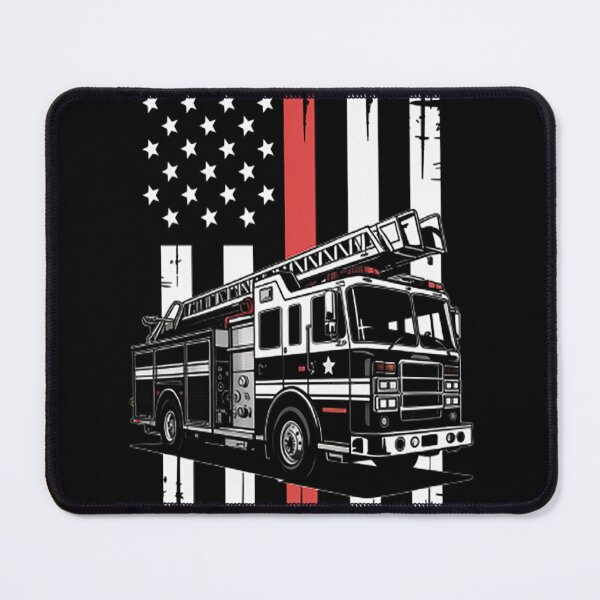 Item preview, Fireman American Flag Thin Red Line Firefighter designed and sold by HaiharryCartoon.