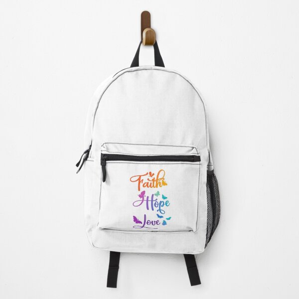 Item preview, Faith Hope Love Butterfly Positive Quote designed and sold by Gezonde-Voeding.