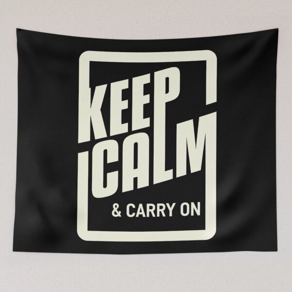 Item preview, Keep Calm and Carry On Modern Typography Art designed and sold by Prestige Parlor.
