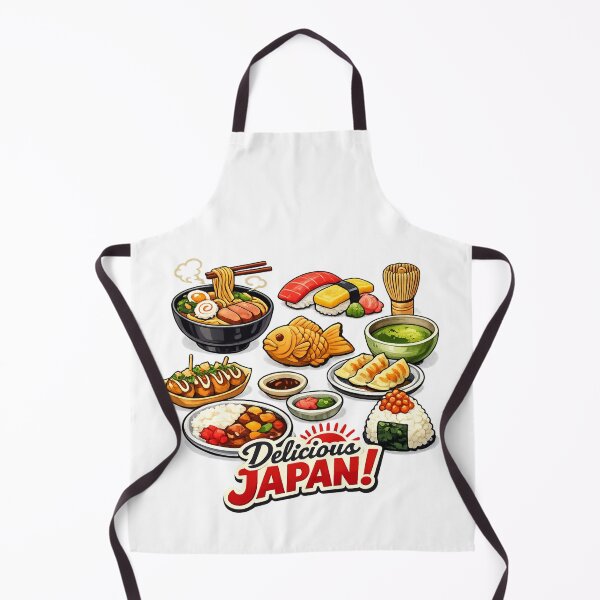 Item preview, Delicious Japan Kawaii Sushi Ramen Street Food Art designed and sold by SakuraMarket26.
