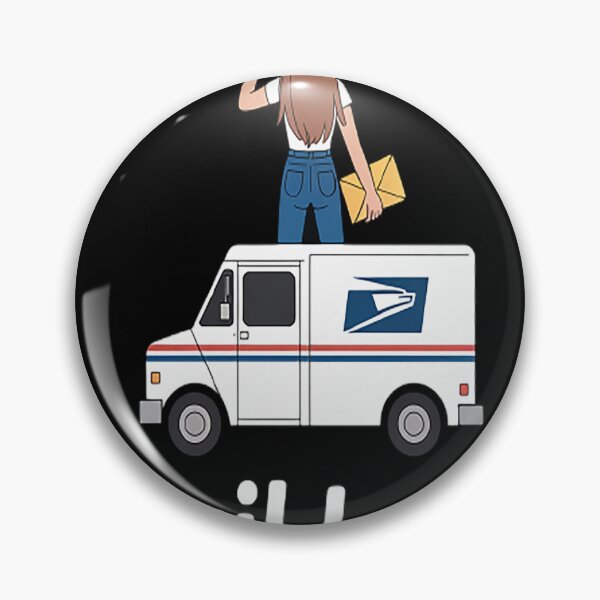 Item preview, First Class Mail Lady Cute Postal Worker Rural Carrier designed and sold by HaiharryCartoon.
