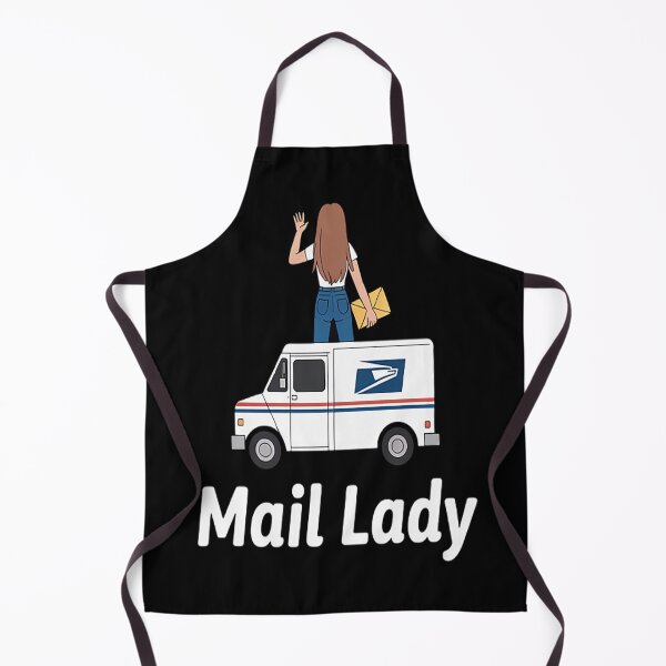 Item preview, First Class Mail Lady Cute Postal Worker Rural Carrier designed and sold by HaiharryCartoon.
