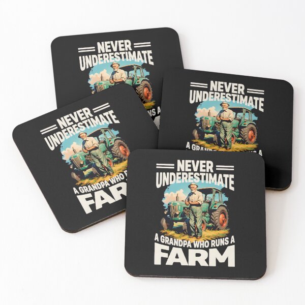 Item preview, Never Underestimate A Grandpa Who Runs A Farm Vintage Tractor designed and sold by AmazingViews.
