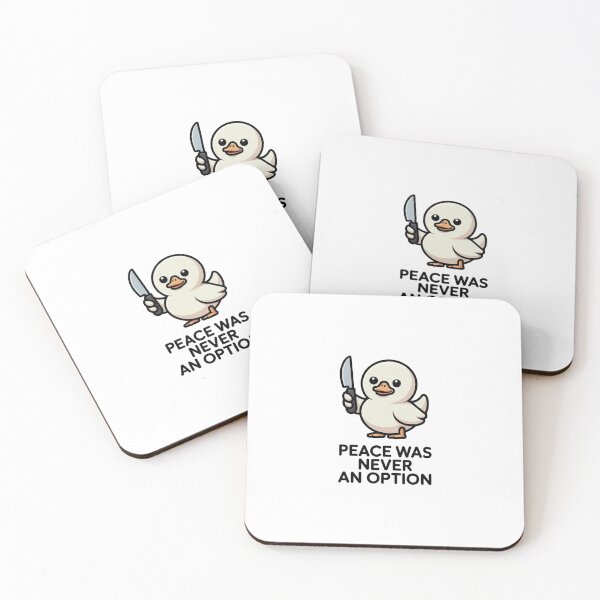 Item preview, Cute Angry Duck With Knife Gen Z Humor Sticker designed and sold by Mr-wow.