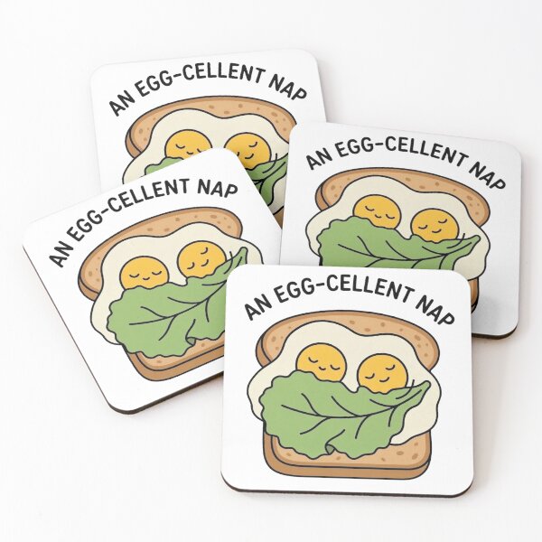 Item preview, An Egg-Cellent Nap – Funny Breakfast Pun Design designed and sold by aiqdelicia.