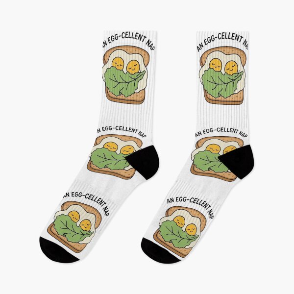 Item preview, An Egg-Cellent Nap – Funny Breakfast Pun Design designed and sold by aiqdelicia.