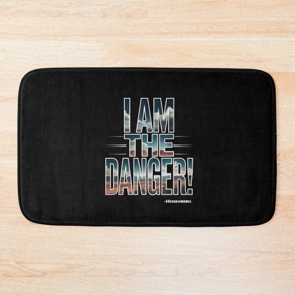 Item preview, I Am The Danger – Heisenberg Bold Desert Quote Art designed and sold by Enea Kelo.