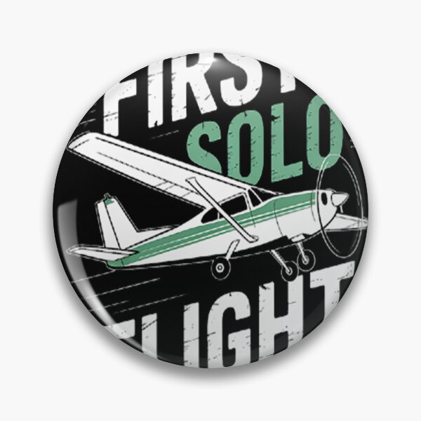 Item preview, First Solo Flight Pilot Airplane Flying designed and sold by HaiharryCartoon.