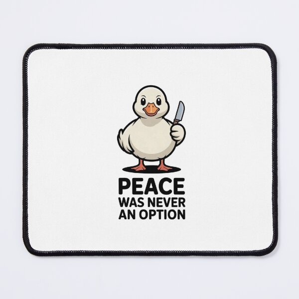 Item preview, Sarcastic White Duck Chaotic Energy Minimalist Art designed and sold by Mr-wow.
