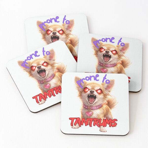 Item preview, Prone to Tantrums - cute but rage filled chihuahua designed and sold by TeeHeeRiot.