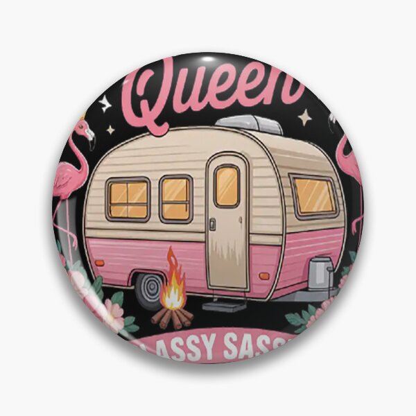 Item preview, Camper Queen Classy Sassy Smart Assy Camping RV designed and sold by HaiharryCartoon.