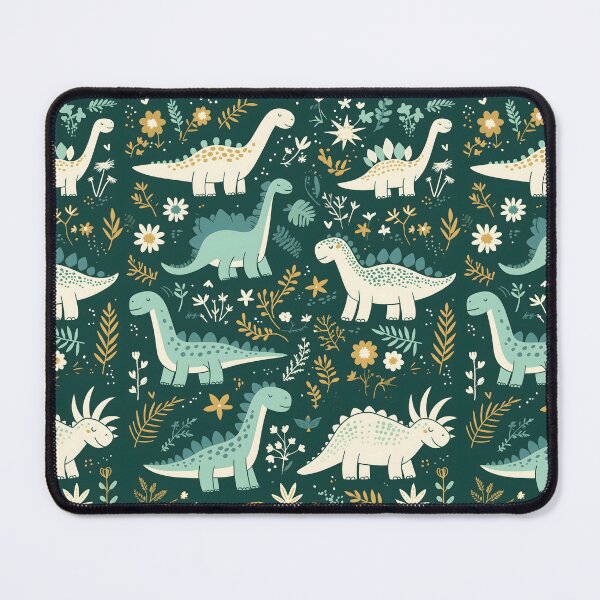 Item preview, Floral Dinosaurs Pattern designed and sold by xiao xuans.